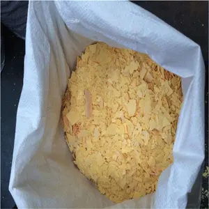 Commercio all'ingrosso di sodio 60% 30ppm 25kg imballaggio solfuro/solfuro giallo e rosso fiocco