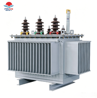 Transformateur immergé dans l'huile à enroulement en aluminium S22 3 phases 35 kV 100 kVA, refroidissement ONAF pour la distribution d'énergie des installations industrielles