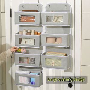 Cross-border Door Storage Hanging Bag Large Capacity Multi-layer Nonwoven Fabric Toy Sundries Storage Bag Student Dormitory - Product Image 4