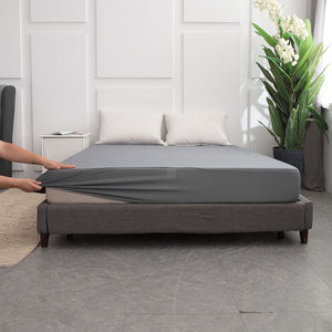 Protector de Colchón de Algodón Gris, 100% Impermeable, Silencioso, Transpirable, Suave, con Bolsillos Profundos, para Hotel, Venta al Por Mayor - Product Image 2