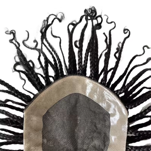 อินเดียเวียดนามดิบผมเทียมวิกผมเชื่อมโมโนด้านบน NPU รอบกล่องถักวิกผมสําหรับผู้ชายสีดํา <span class=keywords><strong>topper</strong></span> ชิ้น - Product Image 2