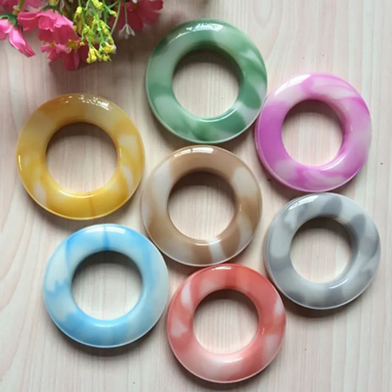 Custom New Product Various Colors Grain Pattern Curtain Eyelet Ring