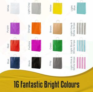 Bolsa de Papel Kraft Sostenible Personalizada al por Mayor, de Alta Calidad, Reciclada, Resistente a Desgarros y a la Grasa, Clásica, para Supermercado, con Laminación - Product Image 4