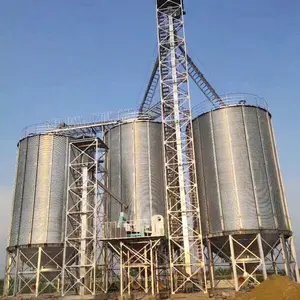 Silos de grano para arroz con solución giratoria, almacenamiento de maíz, trigo y sorghum