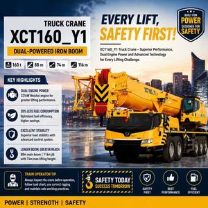 <span class=keywords><strong>Grue</strong></span> sur <span class=keywords><strong>camion</strong></span> de 35 tonnes XCT35_SR <span class=keywords><strong>avec</strong></span> flèche principale à 5 sections de 44 m et flèche fixe de 8,3 m pour le levage de matériaux lourds - Product Image 6