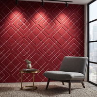 Panneau mural décoratif léger pour bureau, home cinéma, salle de podcast et décoration intérieure moderne, autocollants muraux en feutre
