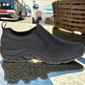 <span class=keywords><strong>Merrell</strong></span> Jungle Moc Nubuck Slip-On Solid para <span class=keywords><strong>hombre</strong></span>, color negro - Product Image 2