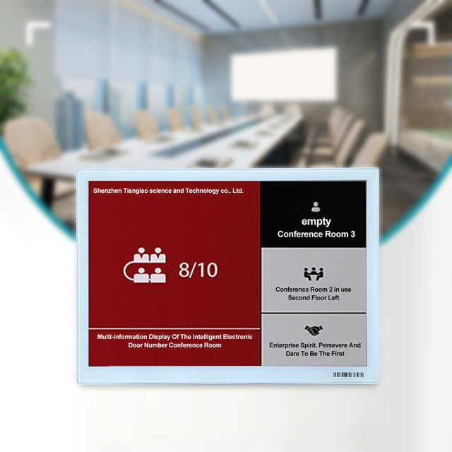 Digital Smart Office Solution Conference Meeting Room 11.6 Inch 4 Color Epaper Bluetooth Large E Ink Display Electronic Label