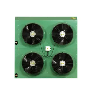 Hc122/450 condensador industrial de cobre, para refrigeração de quarto frio sistema havc 4 ventiladores condensadores