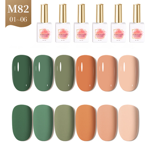 AILANUO TPO Hema Free เจลทาเล็บ 6 สี ขนาด 15 มล. สำหรับร้านทำเล็บ ขายส่งเจลทาเล็บ รับผลิตแบรนด์ส่วนตัว OEM/ODM เจลยูวีแบบกำหนดเองได้ฟรี - Product Image 1