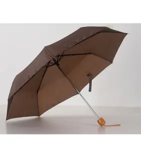 Custom Cheap Promotion Pocket Umbrella For Travel Mini 3 Folding Umbrella Uv Automatic Umbrella With Logo Printing