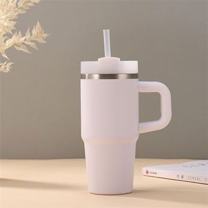 <b>Kids</b> 14oz Stainless Steel Insulated Travel Beverage Cup with Straw Handle Vacuum Tumbler - Product Image 1