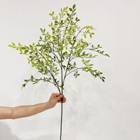 H345 Nandina Domestica Artificielle, Composition Florale de Mariage, Aménagement de Studio, Vente en Gros de Plantes Décoratives pour la Maison