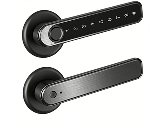 Poignée de porte intelligente à empreinte digitale avec déverrouillage par code/APP/clé - Product Image 4