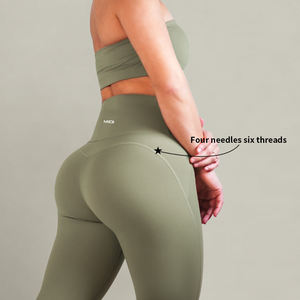 Ensemble de Yoga Deux Pièces pour Femmes de Haute Qualité, Vêtement de <span class=keywords><strong>Sport</strong></span> et Leggings de Yoga avec Soutien-Gorge de <span class=keywords><strong>Sport</strong></span> sans Bretelles, Échantillon OEM - Product Image 5
