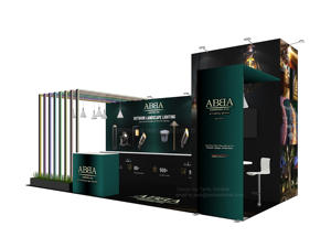 من السهل تجميع تخصيص كشك معرض وحدات تخصيص شعار للإعلان - Product Image 4