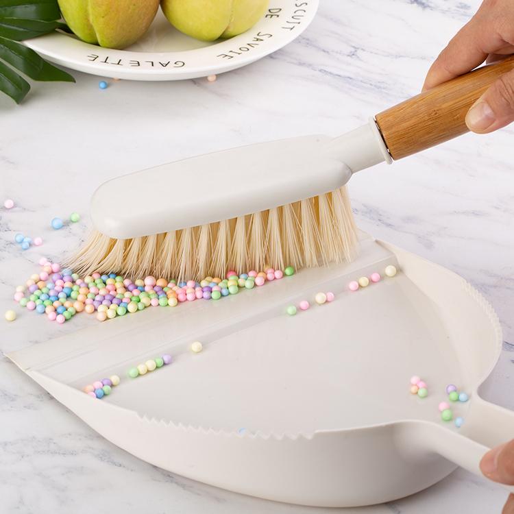 Домашний стол деревянная короткая ручка чистящая Совок с набором совок