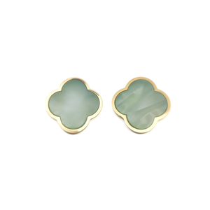 Fashion <b>Stud</b> <b>Earrings</b> 316L Stainless Steel PVD Gold Plating Sustainable Resistant - Product Image 2
