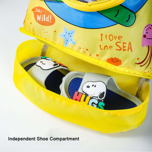 Borsa da palestra per bambini, sport all'aperto, borsa da <span class=keywords><strong>nuoto</strong></span>, borsa da viaggio, zaino con coulisse in poliestere - Product Image 4