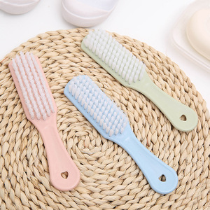 Cepillo para zapatos con cerdas suaves, herramienta de limpieza de plástico para zapatos, cepillo para tela, color aleatorio FH-225 - Product Image 1