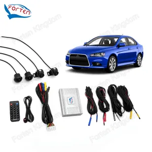 Super Night Vision Surround Bird View Parking Monitor System Recording Device car 360 degree camera for Mitsubishi Lancer 2023