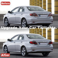 Luces Traseras Modificadas para Automóvil, Animación de Encendido Secuencial, Luces Traseras para Toyota Corolla 2011-2013
