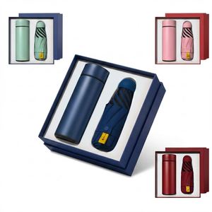 Factory Direct Price Business Souvenir <b>Gift</b> Set Custom Logo Vacuum Flask Umbrella <b>Gift</b> <b>Box</b> ODM/OEM Promotional Anniversary <b>Gift</b> - Product Image 1
