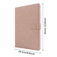 Porte-documents à anneaux en cuir PU avec fermeture magnétique, compatible multi-adhésif, taille et couleur personnalisables, personnalisation OEM/ODM, livraison rapide