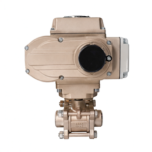 วาล์วควบคุมไฮดรอลิกไฟฟ้า Covna ขนาด DN25 1 นิ้ว รับประกัน 90 วัน วัสดุ SS304 ใช้ไฟ AC220V เกลียวใน แบบสองชิ้น วาล์วบอลไฟฟ้า - Product Image 6