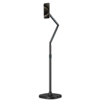 Support de téléphone magnétique rotatif et pliable TELESIN pour le streaming en direct et les films