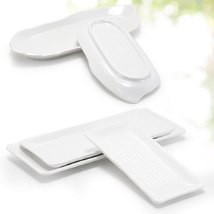 Piatti Sushi Di Servizio <span class=keywords><strong>Neri</strong></span> Sashimi piatto melamina, piatto lungo rettangolare Piatti in melamina Sushi - Product Image 4