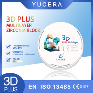 Bloque de Zirconia Dental, Consumible Dental, <span class=keywords><strong>Precio</strong></span> de Bloque de Zirconia 3D Plus, Bloque de Cerámica Dental para Cad Cam - Product Image 2