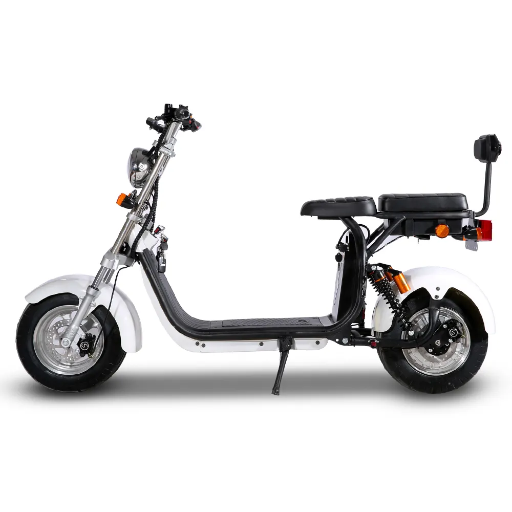 Fast Off Road 2000w 2 Wheels Fat Tire E-scooters Citycoco Self-balancing Foldable Electric Scooter / Motorcycle For Adult