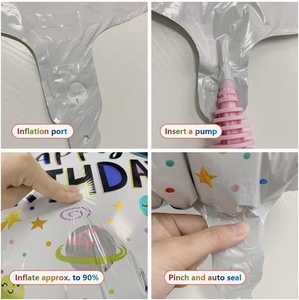 Wholesale Eco-Friendly 18 Inch Round Foil <b>Balloons</b> Birthday Cartoon Printing Helium Indoor Use Baby Shower <b>Party</b> Decor - Product Image 5