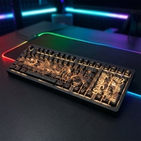 Clavier Zornher ZH980, clavier de jeu en gros, clavier rétroéclairé RVB, clavier mécanique TKL pour PC