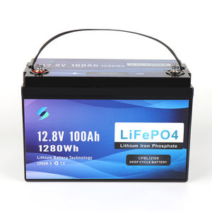 电池lifepo4电池12v 100ah mit磷酸铁锂 (lifepo4) 电池 - Product Image 1
