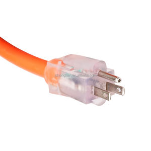 Câble d'extension extérieur robuste de calibre 12/3, étanche avec extrémité éclairée, flexible, résistant au froid, cordon électrique à 3 broches pour l'extérieur - Product Image 4