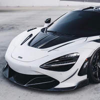 ZS Car Mods la McLaren720S est améliorée avec un capot de moteur en fibre de carbone sèche de style RYFT