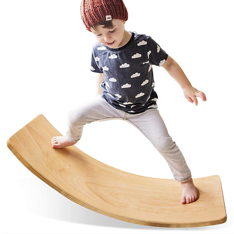 Wooden Children s Indoor Wobble Balance