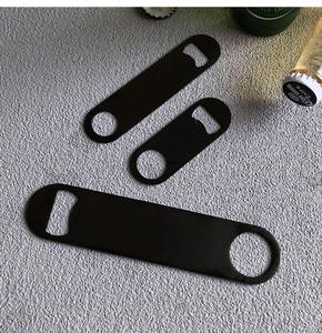 Ouvre-bouteille plat en métal rapide, style populaire, avec poignée, logo personnalisé imprimé, en acier inoxydable, pour cadeau - Product Image 5