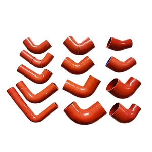 ท่อยางซิลิโคนทนความร้อนสูง ปรับแต่งได้ สีดำ ข้อต่อโค้ง 135 องศา สำหรับถังเก็บน้ำ ระบบเทอร์โบชาร์จ - Product Image 1