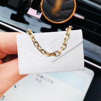 Diffuseur de parfum pour voiture en plâtre de luxe fait main, esthétique, à clipser sur grille d'aération, portable, sans électricité, longue durée