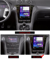 Lecteur DVD de voiture Android 11 8 cœurs 8+128G pour Ford Mondeo Mk4 2011-2013 Système radio stéréo vidéo Car-play Autoradio 2Din