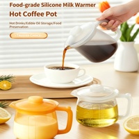 Verseuse isotherme en silicone alimentaire pour lait et café, incassable, design moderne et minimaliste, 500ml-750ml, Shenzhen
