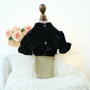 <b>Dog</b> Tutu Skirt Hepburn <b>Wedding</b> <b>Dress</b> Polyester Small Medium Pet <b>Dress</b> Four Seasons Solid Color - Product Image 2