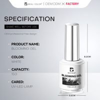Beau Color Factory Nouveauté Gel de peinture pour ongles blanc laiteux Gel de nail art Gel de peinture pour ongles sans TPO sans Hema OEM ODM Gel UV