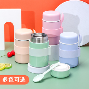 Thermal Food Jar 304 Stainless Steel Portable Lunch Box For Kids Home Outdoor Use - Product Image 4