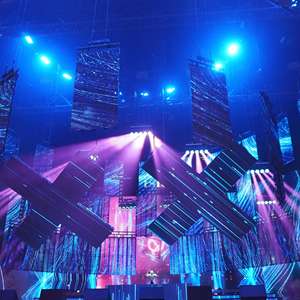 Pantalla LED Cinética de 50KG y 9M, Sistema de Iluminación Cinética DMX512, Panel LED Elevable para la Exhibición ISLE 2026 - Product Image 4