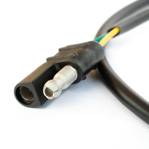 Mẫu hỗ trợ fep 20AWG dây màu đen Bullet Cáp thiết bị đầu cuối lắp ráp 10A Bullet Cáp thiết bị đầu cuối cho ngành công nghiệp ô tô - Product Image 3