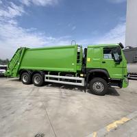 Camion compacteur de déchets industriels puissant HOWO avec système de compression à haut rendement pour la collecte des déchets des grandes usines